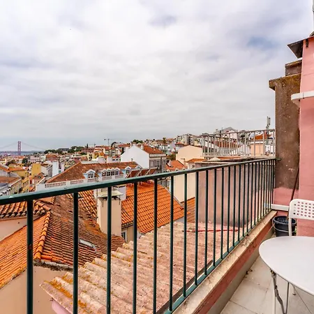 Charming Meio A Lapa Iii Amazing Terrace View *